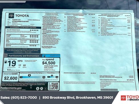 New 2026 Toyota Tundra Limited AWD/4WD image 12