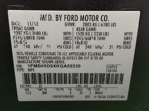 Used 2019 Ford Explorer XLT image 33