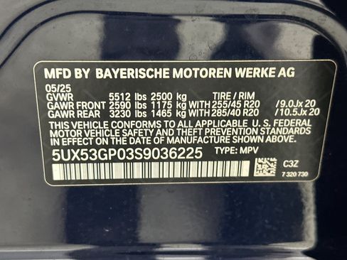 Used 2025 BMW X3 xDrive30i w/ Convenience Package AWD/4WD image 26