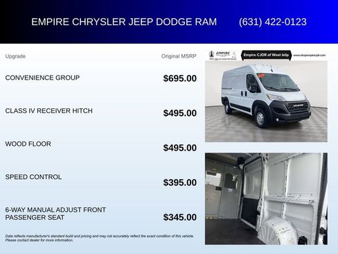 Used 2023 RAM ProMaster 2500 w/ Convenience Group image 6