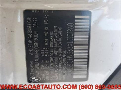 Used 1999 BMW Z3 2.5i image 12