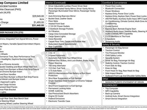 Used 2019 Jeep Compass Limited image 1