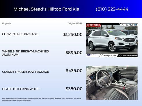 Certified 2024 Ford Edge SEL w/ Convenience Package image 6