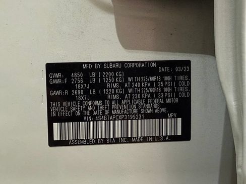 Used 2023 Subaru Outback Touring AWD/4WD image 32
