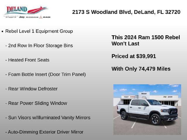 Used 2024 RAM 1500 Rebel w/ Rebel Level 1 Equipment Group AWD/4WD image 8