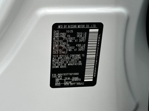 New 2026 Nissan Armada Platinum Reserve image 42