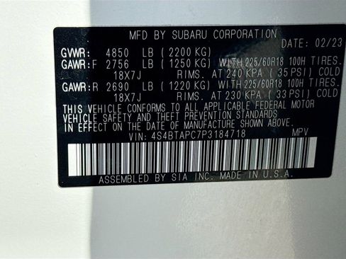 Certified 2023 Subaru Outback Touring image 43