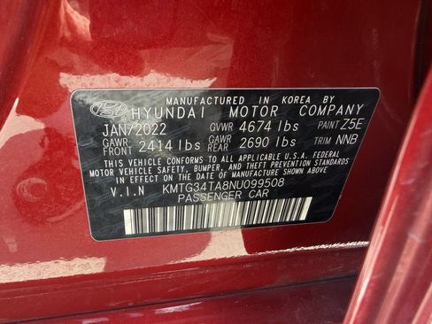 Used 2022 Genesis G70 2.0T RWD image 26