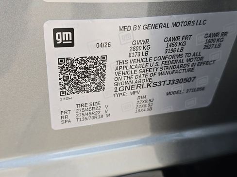 New 2026 Chevrolet Traverse RS FWD image 36