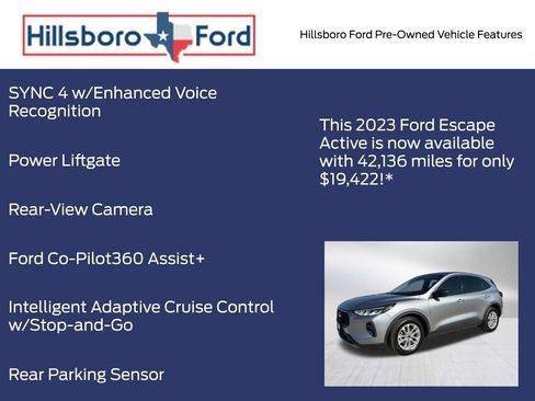 Used 2023 Ford Escape Active w/ Tech Pack #1 FWD image 6