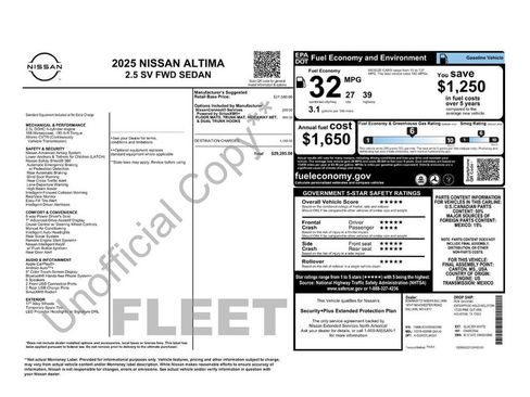 Used 2025 Nissan Altima 2.5 SV FWD image 25