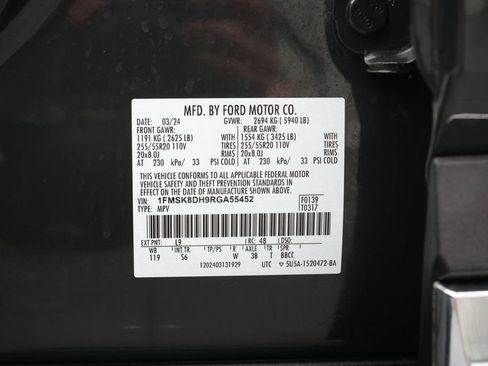 Certified 2024 Ford Explorer XLT w/ Equipment Group 202A image 25