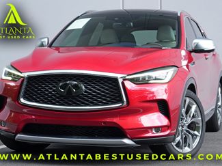 Used 2021 INFINITI QX50 Autograph w/ Premium White Leather Package FWD video 1