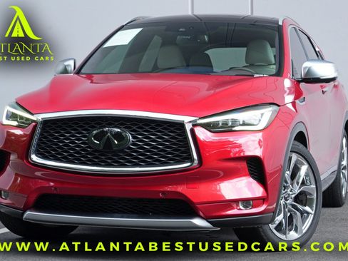 Used 2021 INFINITI QX50 Autograph w/ Premium White Leather Package FWD image 1