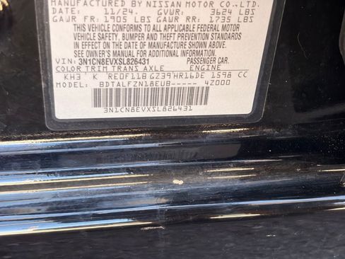 Certified 2025 Nissan Versa SV FWD image 33