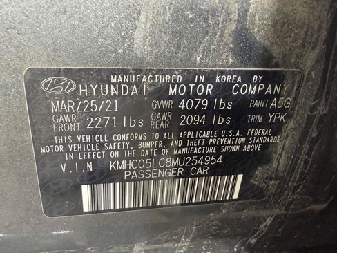 Used 2021 Hyundai Ioniq Limited FWD image 26