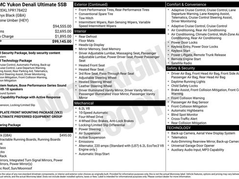 Used 2023 GMC Yukon Denali Ultimate AWD/4WD image 18