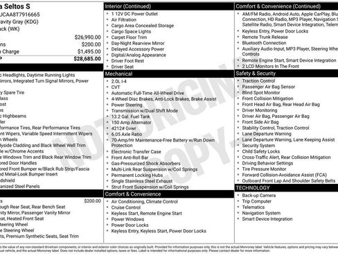 New 2026 Kia Seltos S image 6