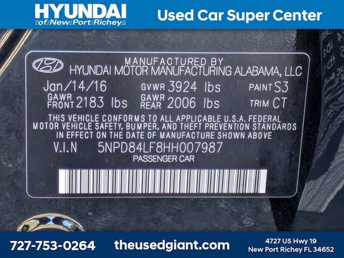 Used 2017 Hyundai Elantra Limited FWD image 34