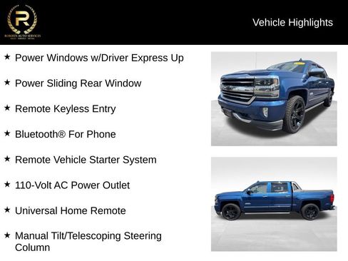 Used 2017 Chevrolet Silverado 1500 High Country w/ High Desert Package AWD/4WD image 18