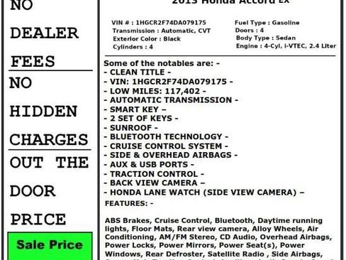 Used 2013 Honda Accord EX image 26