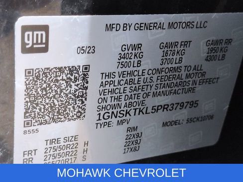 Certified 2023 Chevrolet Tahoe High Country w/ Advanced Technology Package AWD/4WD image 44