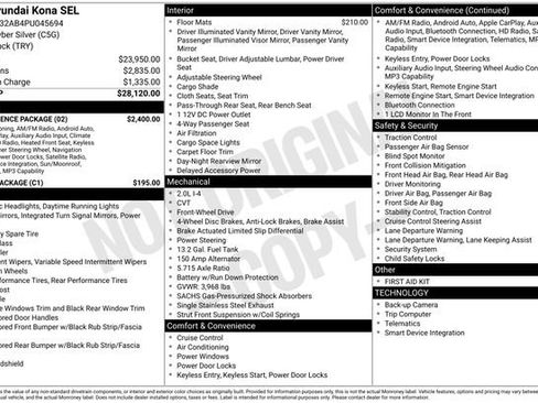 Used 2023 Hyundai Kona SEL w/ Convenience Package image 31