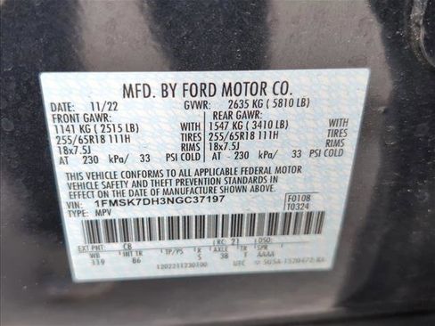 Used 2022 Ford Explorer XLT RWD image 26