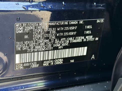 Certified 2025 Toyota RAV4 XLE AWD/4WD image 29