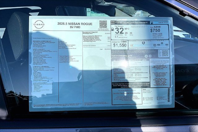 New 2026 Nissan Rogue SV FWD image 12