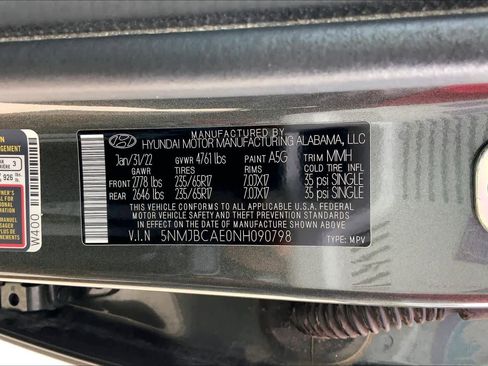 Used 2022 Hyundai Tucson SEL AWD/4WD image 34
