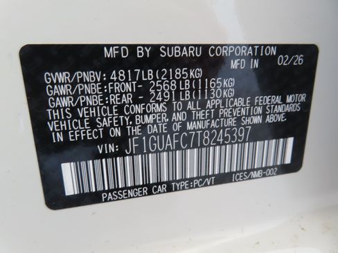 New 2026 Subaru Impreza 2.0i Sport AWD/4WD image 27