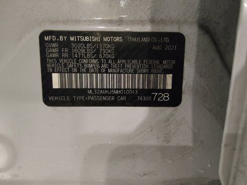 Used 2021 Mitsubishi Mirage SE FWD image 33