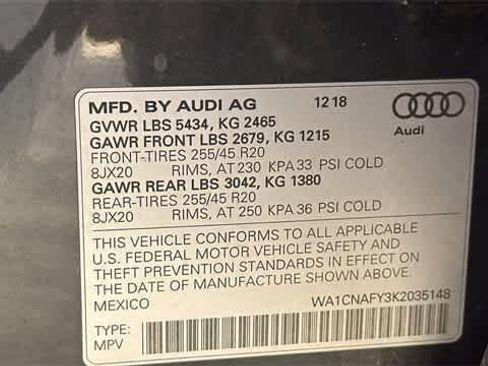 Used 2019 Audi Q5 Prestige w/ Prestige Package image 13