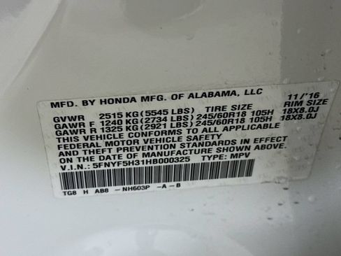 Used 2017 Honda Pilot EX image 39