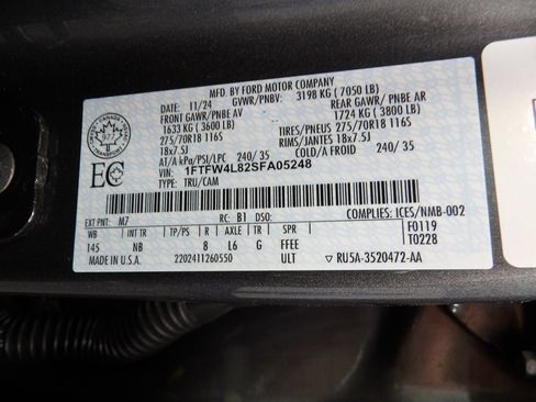 Used 2025 Ford F150 Tremor w/ Equipment Group 402A High AWD/4WD image 67