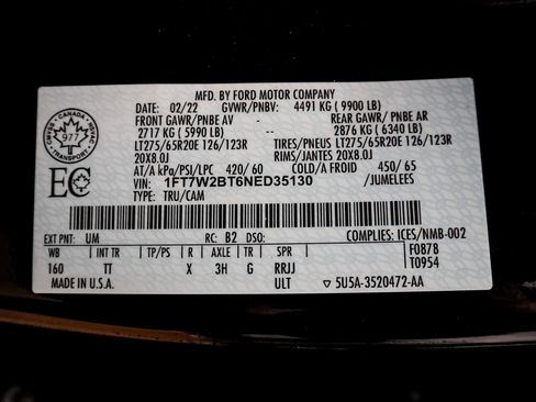 Used 2022 Ford F250 Limited image 35