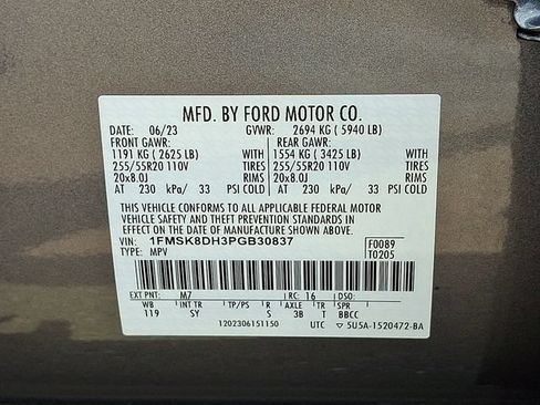 Certified 2023 Ford Explorer XLT w/ Equipment Group 202A AWD/4WD image 27