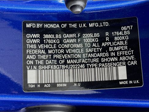 Used 2017 Honda Civic Type R image 37