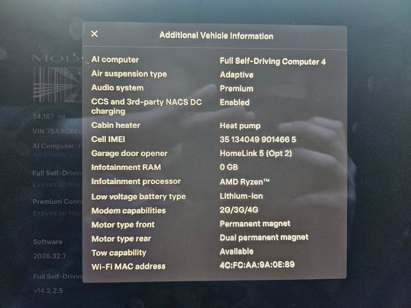 Used 2023 Tesla Model X Plaid AWD/4WD image 3