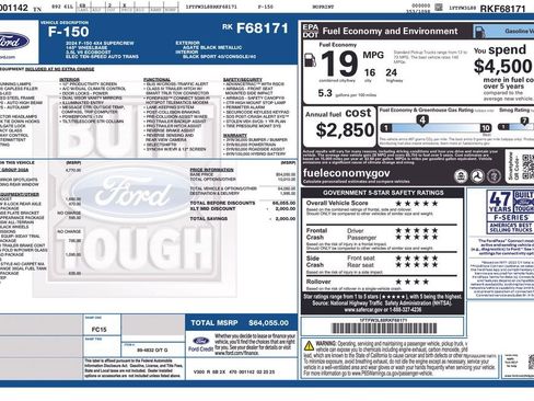 Used 2024 Ford F150 XLT w/ Equipment Group 302A MID AWD/4WD image 16