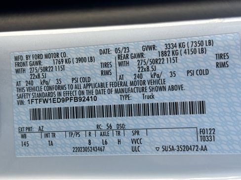 Used 2023 Ford F150 Limited image 33