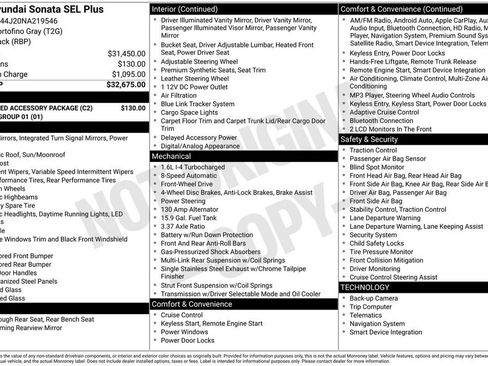 Used 2022 Hyundai Sonata SEL Plus w/ Preferred Accessory Package image 2