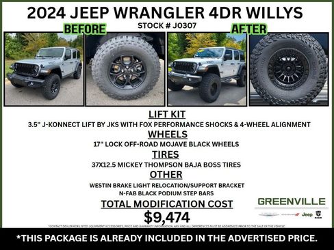 New 2024 Jeep Wrangler Unlimited Sport image 3