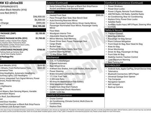 Used 2024 BMW X3 sDrive30i w/ M Sport Package image 11