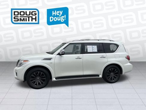 Used 2019 Nissan Armada Platinum w/ Captain's Chairs Package AWD/4WD image 2