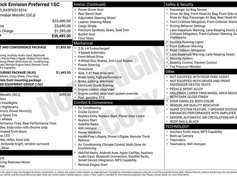 Certified 2023 Buick Envision Preferred FWD image 5