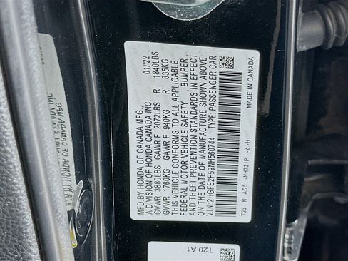 Used 2022 Honda Civic Sport image 12