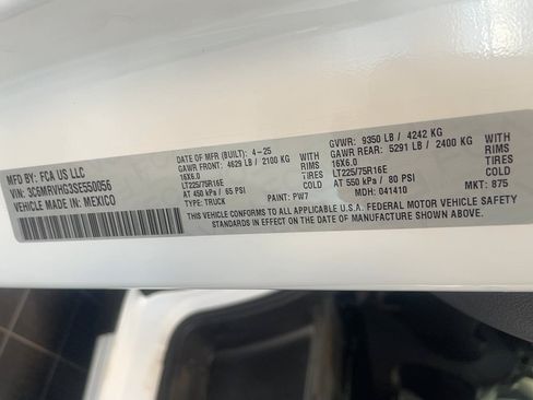 Used 2025 RAM ProMaster 3500 w/ Convenience Group FWD image 13