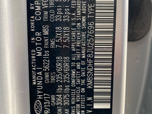 Used 2018 Hyundai Santa Fe SE w/ SE Premium Package 02 image 20